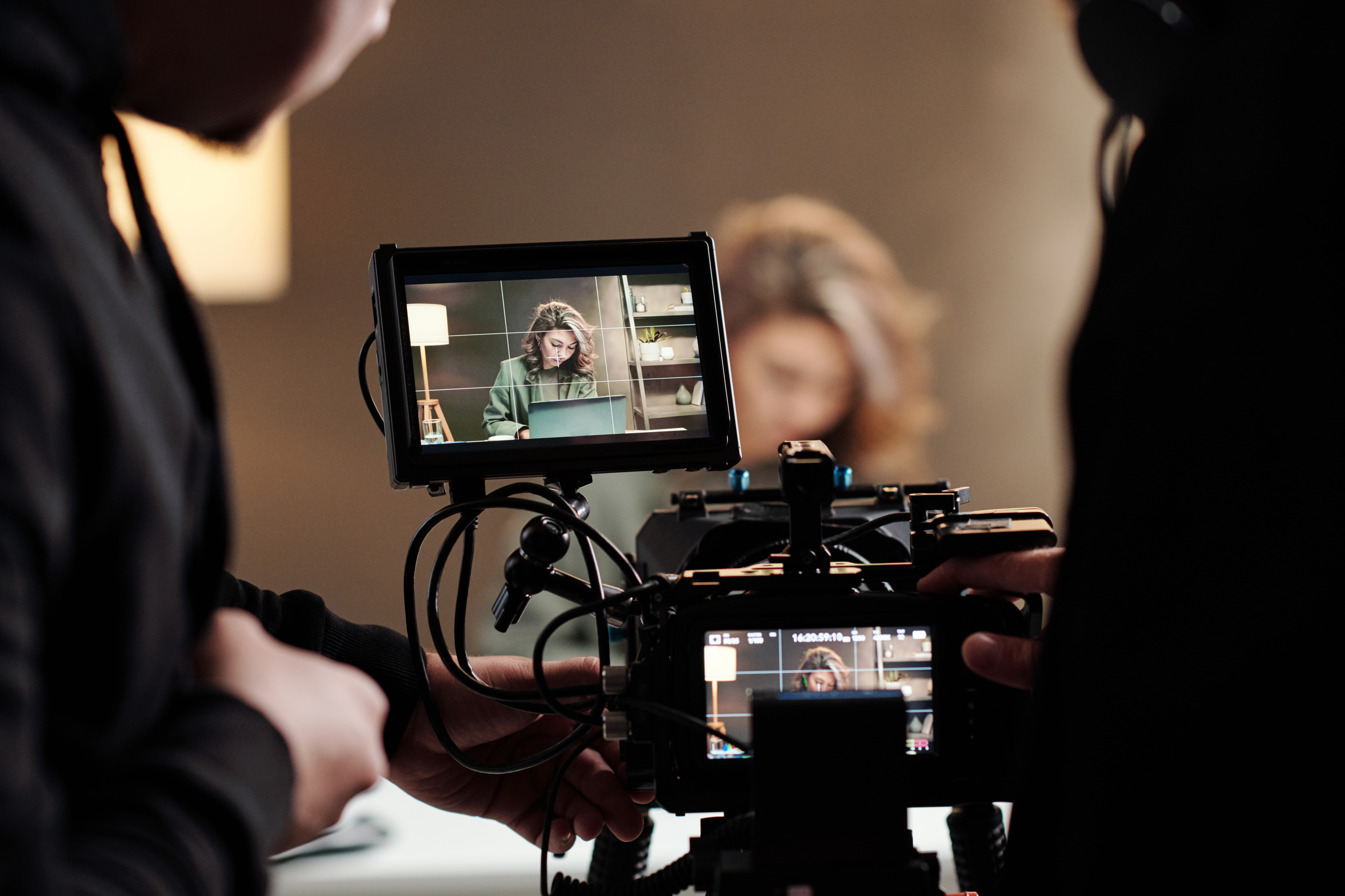 Professional video camera equipment and steadicam